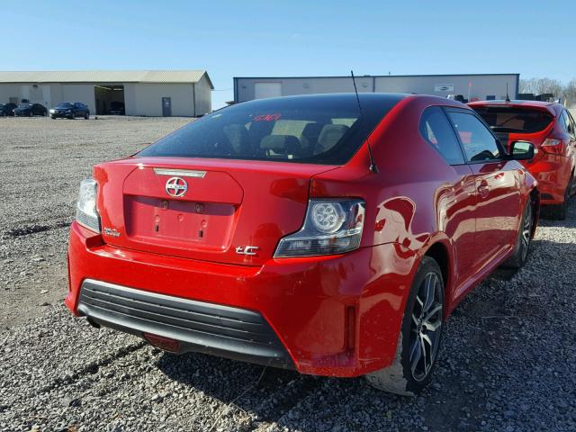 JTKJF5C74F3089757 - 2015 TOYOTA SCION TC 红色 照片 4
