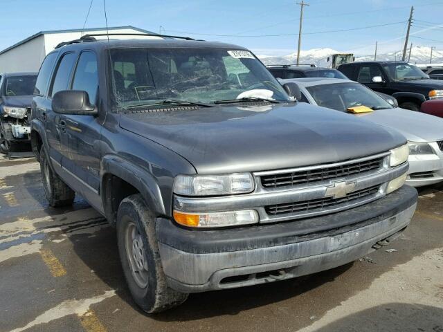 1GNEK13Z02J305549 - 2002 CHEVROLET TAHOE K150 GRAY photo 1