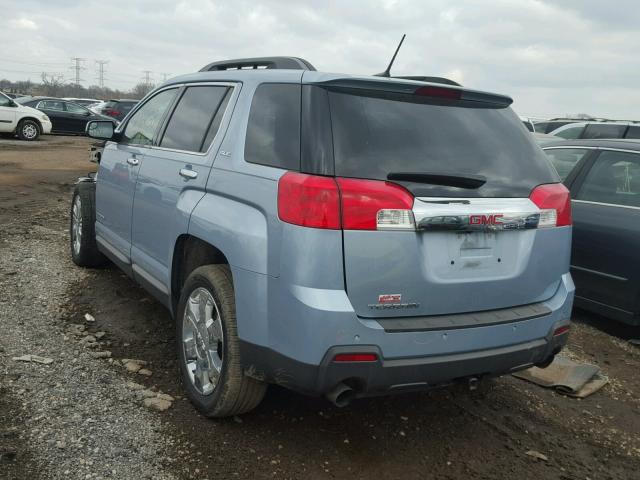 2GKFLRE32E6369633 - 2014 GMC TERRAIN SL BLUE photo 3