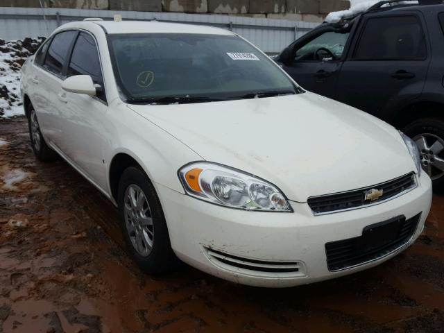 2G1WS553881375261 - 2008 CHEVROLET IMPALA POL WHITE photo 1