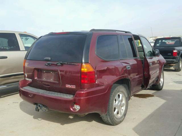 1GKDS13S452173017 - 2005 GMC ENVOY MAROON photo 4