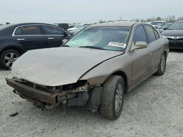 4A3AA46GXYE142560 - 2000 MITSUBISHI GALANT ES BEIGE photo 2