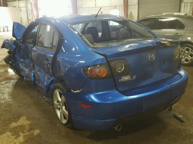 JM1BK323761449948 - 2006 MAZDA 3 S BLUE photo 3