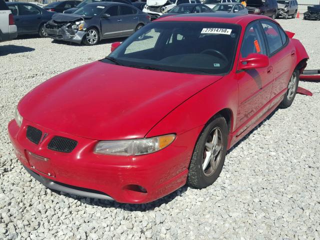 1G2WP52K91F136616 - 2001 PONTIAC GRAND PRIX Qırmızı foto 2