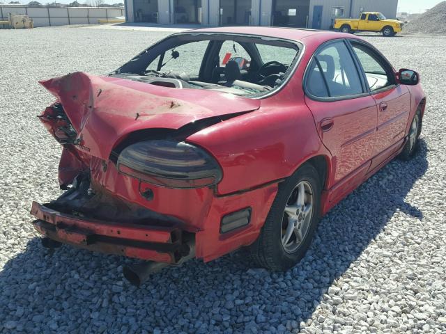 1G2WP52K91F136616 - 2001 PONTIAC GRAND PRIX Qırmızı foto 4