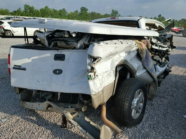 1FTPW14V58FB73076 - 2008 FORD F150 SUPER WHITE photo 4