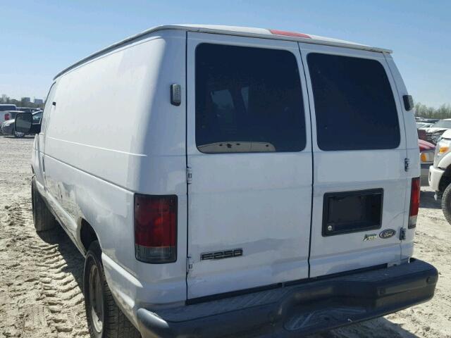 1FTNE24L29DA84044 - 2009 FORD ECONOLINE WHITE photo 3