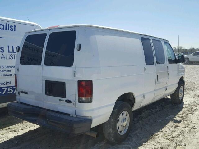 1FTNE24L29DA84044 - 2009 FORD ECONOLINE WHITE photo 4