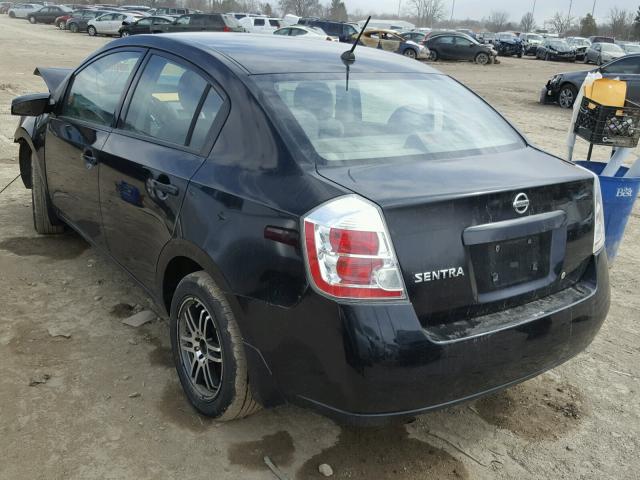 3N1AB61E48L736193 - 2008 NISSAN SENTRA 2.0 BLACK photo 3