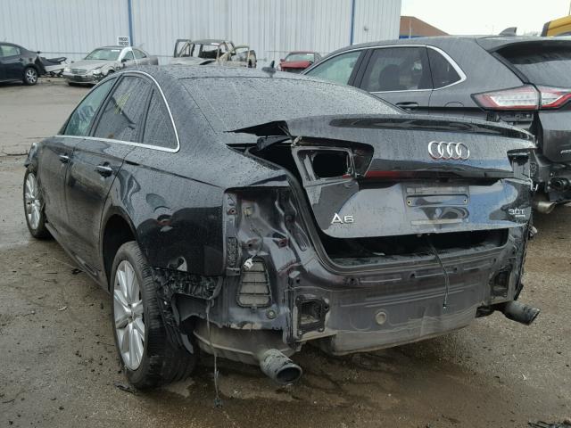 WAUHGAFC3CN119820 - 2012 AUDI A6 PRESTIG BLACK photo 3