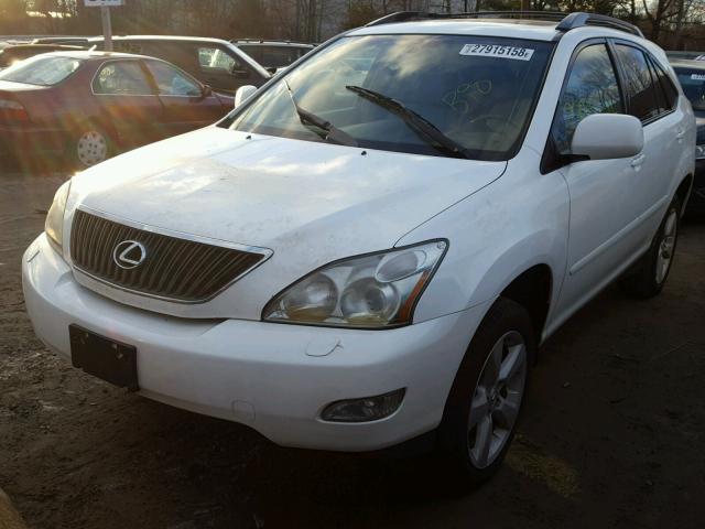 2T2HA31U05C070335 - 2005 LEXUS RX 330 WHITE photo 2