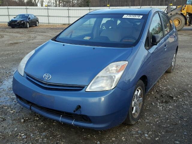 JTDKB20U253003330 - 2005 TOYOTA PRIUS BLUE photo 2