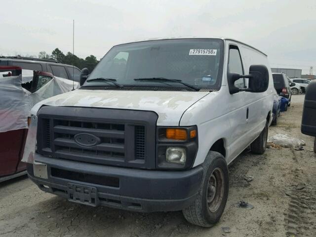 1FTNE1EW4EDA69994 - 2014 FORD ECONOLINE WHITE photo 2