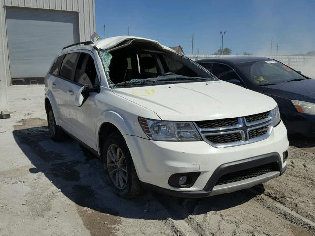 3C4PDCBG5ET178320 - 2014 DODGE JOURNEY SX WHITE photo 1