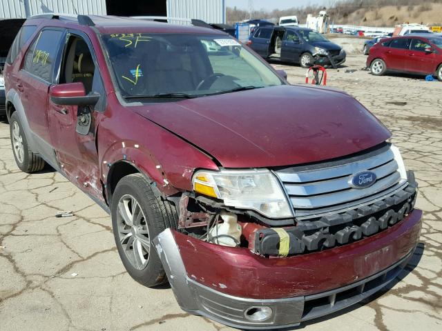 1FMDK02W98GA40234 - 2008 FORD TAURUS X S BURGUNDY photo 1