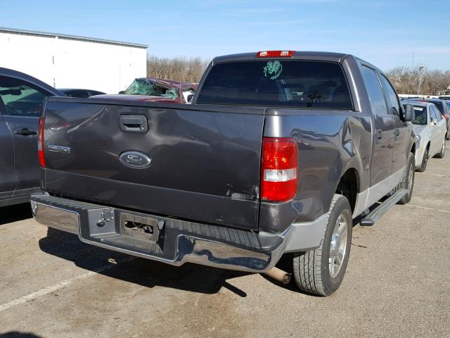 1FTRW12W66KD72078 - 2006 FORD F150 SUPER GRAY photo 4