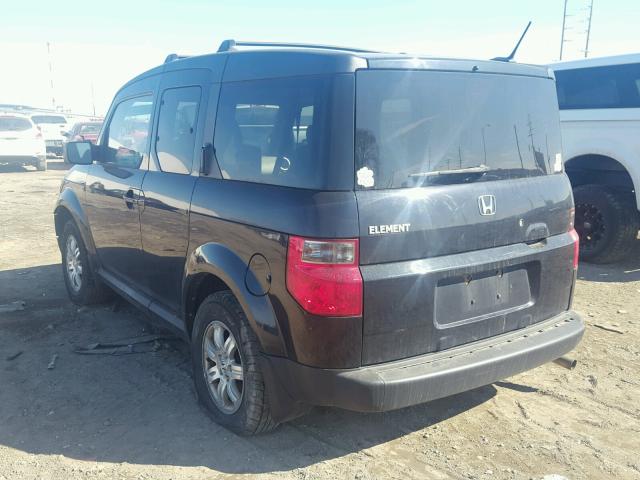 5J6YH28798L003265 - 2008 HONDA ELEMENT EX BLACK photo 3