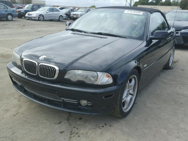 WBABS53472EV89873 - 2002 BMW 330 CI BLACK photo 2