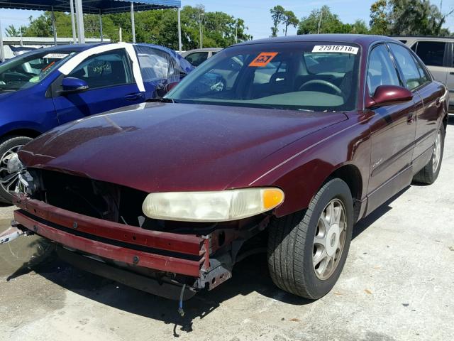 2G4WB52K6X1456921 - 1999 BUICK REGAL LS MAROON photo 2