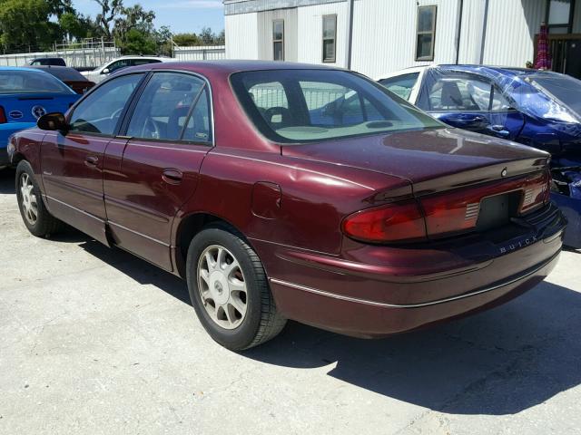 2G4WB52K6X1456921 - 1999 BUICK REGAL LS MAROON photo 3