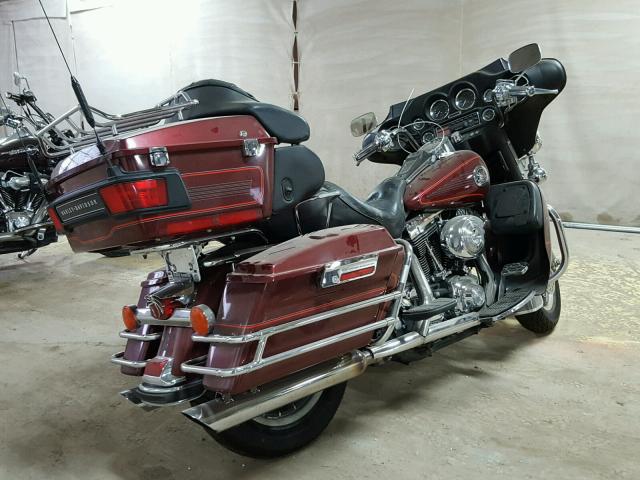 1HD1FCW151Y635656 - 2001 HARLEY-DAVIDSON FLHTCUI RED photo 4