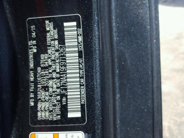 JF1ZNAA19F9713267 - 2015 TOYOTA SCION FR-S 灰色 照片 10