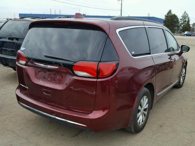 2C4RC1BG8HR592067 - 2017 CHRYSLER PACIFICA T RED photo 4