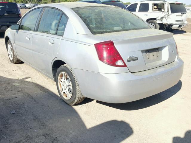 1G8AJ52F84Z191453 - 2004 SATURN ION LEVEL SILVER photo 3