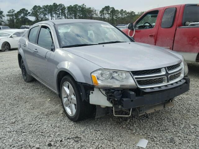 1C3CDZAB9DN564314 - 2013 DODGE AVENGER SE SILVER photo 1