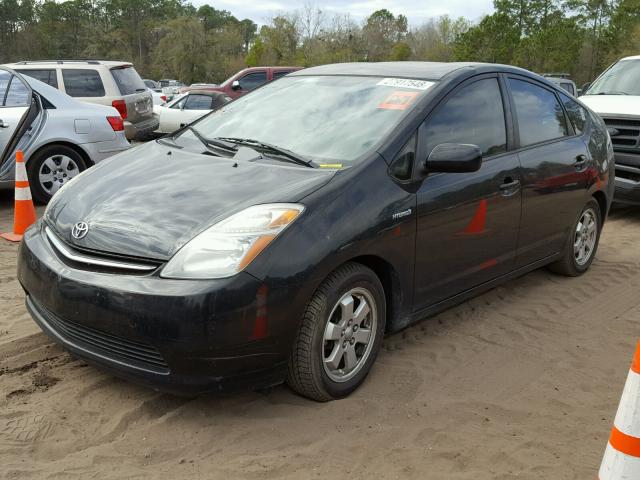 JTDKB20U983428810 - 2008 TOYOTA PRIUS BLACK photo 2