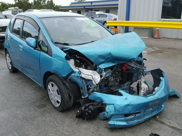 JHMGE8H37CC009857 - 2012 HONDA FIT BLUE photo 1