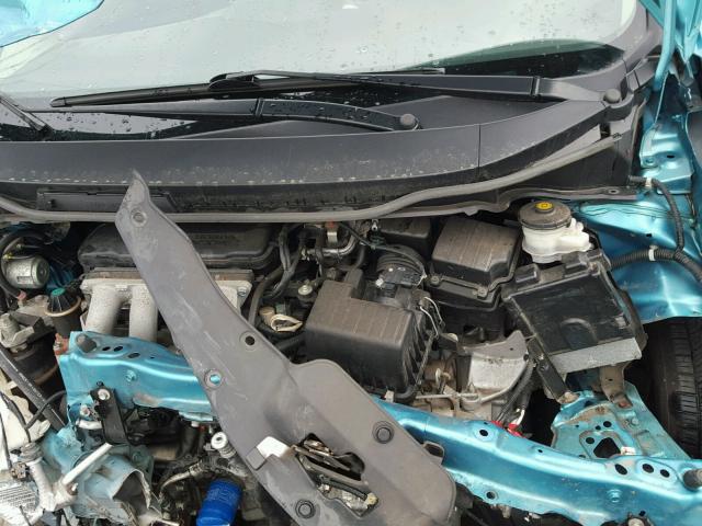 JHMGE8H37CC009857 - 2012 HONDA FIT BLUE photo 7