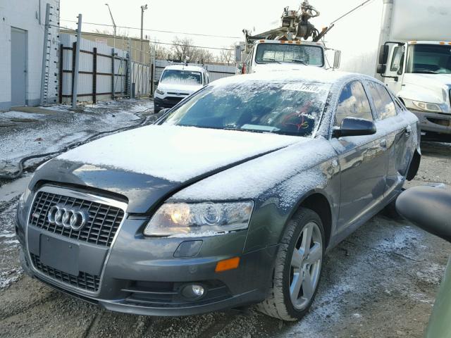 WAUEH74F18N125588 - 2008 AUDI A6 S-LINE GRAY photo 2