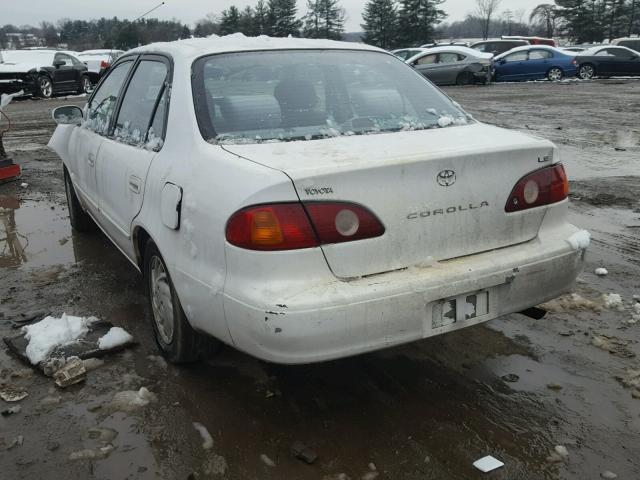 1NXBR12E22Z604220 - 2002 TOYOTA COROLLA CE WHITE photo 3