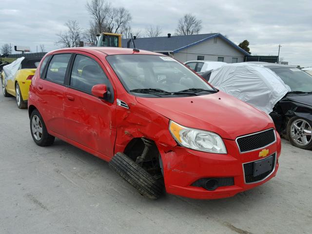 KL1TD6DE9AB135887 - 2010 CHEVROLET AVEO LS 红色 照片 1
