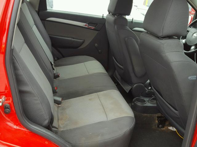 KL1TD6DE9AB135887 - 2010 CHEVROLET AVEO LS 红色 照片 6