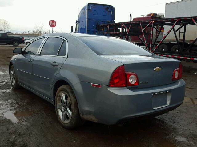 1G1ZH57B484265991 - 2008 CHEVROLET MALIBU 1LT BLUE photo 3