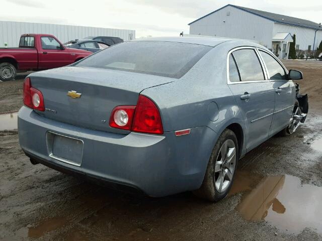 1G1ZH57B484265991 - 2008 CHEVROLET MALIBU 1LT BLUE photo 4