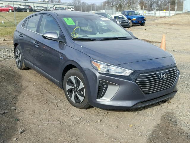 KMHC75LC6JU068949 - 2018 HYUNDAI IONIQ SEL GRAY photo 1