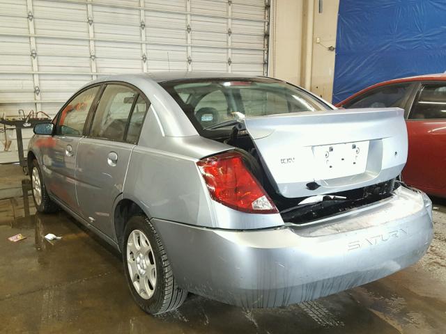 1G8AJ54F83Z202074 - 2003 SATURN ION LEVEL ლურჯი ფოტო 3