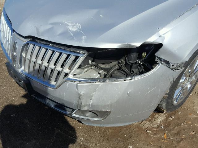 3LNDL2L35BR751152 - 2011 LINCOLN MKZ HYBRID GRAY photo 9