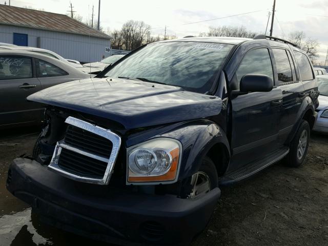 1D4HB38N76F120367 - 2006 DODGE DURANGO SX BLUE photo 2