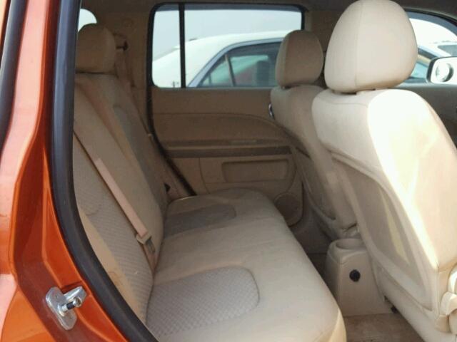 3GNDA13D16S607925 - 2006 CHEVROLET HHR LS ORANGE photo 6