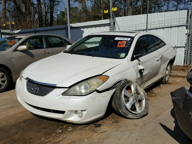 4T1CA38P24U012769 - 2004 TOYOTA CAMRY SOLA WHITE photo 2