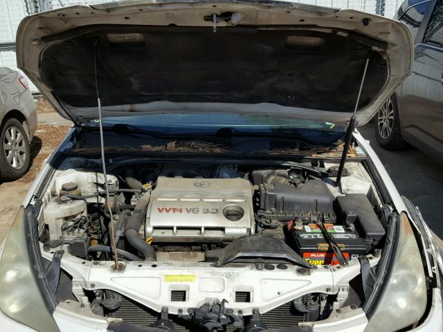 4T1CA38P24U012769 - 2004 TOYOTA CAMRY SOLA WHITE photo 7