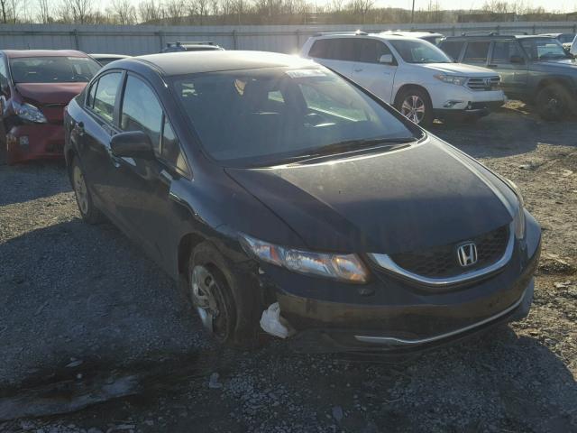 19XFB2F5XEE050504 - 2014 HONDA CIVIC LX BLACK photo 1