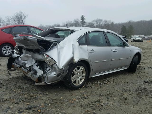 2G1WG5E38C1104825 - 2012 CHEVROLET IMPALA LT SILVER photo 4