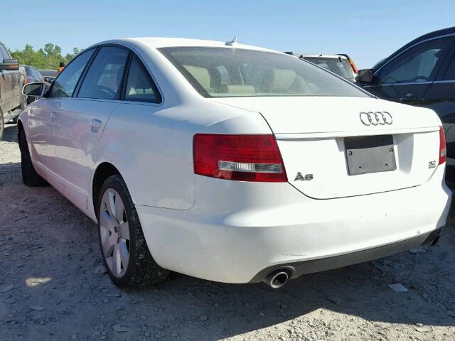 WAUDH74F97N061889 - 2007 AUDI A6 3.2 QUA WHITE photo 3