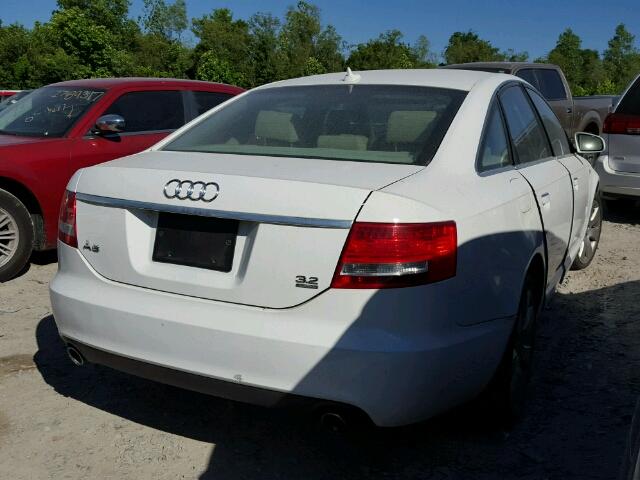 WAUDH74F97N061889 - 2007 AUDI A6 3.2 QUA WHITE photo 4