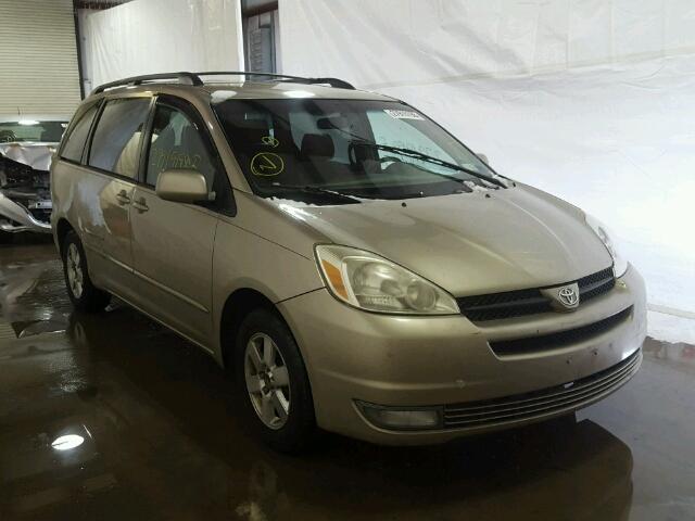 5TDZA22C05S268557 - 2005 TOYOTA SIENNA XLE TAN photo 1